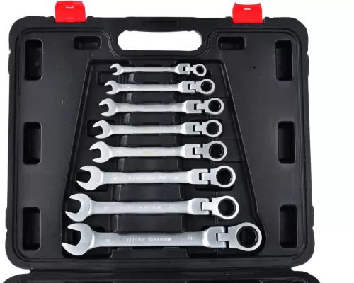 Klucze p-o łamane z grzechotką 8-32mm 13el./walizka/ (2/3)