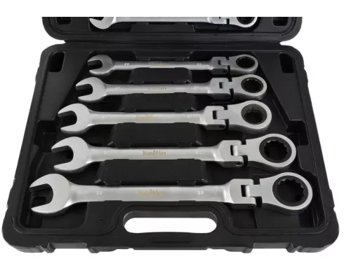 Klucze p-o łamane z grzechotką 8-32mm 13el./walizka/ (2/3)