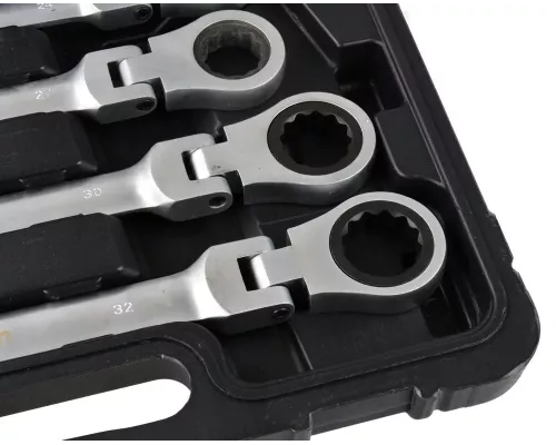 Klucze p-o łamane z grzechotką 8-32mm 13el./walizka/ (2/3)