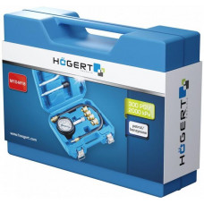 HT8G412 Компрессометр для бензиновых двигателей с набором адаптеров, HOEGERT, 5902801268403 (CN)