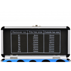 G30032 Набор экстракторов для извлечения обломанных болтов 9-19мм, CR-MO (10 предметов), GEKO, 5901477127748 (CN)