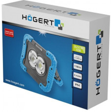 HT1E430 Прожектор аккумуляторный светодиодный LED, 1150лм, USB, HOEGERT, 5902801305634 (CN)