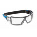 HT5K010 LOTZEN Очки защитные прозрачные, синие, съемный ремешок, регулируемый размер, HOEGERT, 5902801312502 (TW)