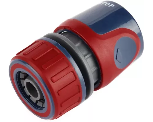 Коннектор для шланга с аквастопом 1/2