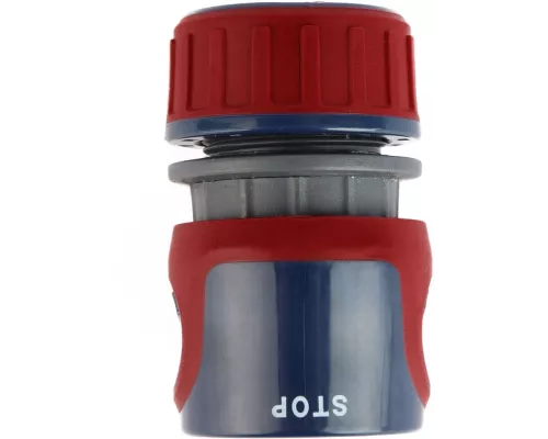 Коннектор для шланга с аквастопом 1/2