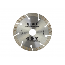 G00222 Диск алмазный отрезной сегментный, 125х22,2мм, LASER-grey, GEKO, 5901477101649 (CN)