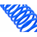G01103 Шланг полиуретановый спиральный 5мм х 8мм х 15м с быстросъемными соединениями 1/4", 7 бар, голубой, GEKO, 5901477100550 (CN)