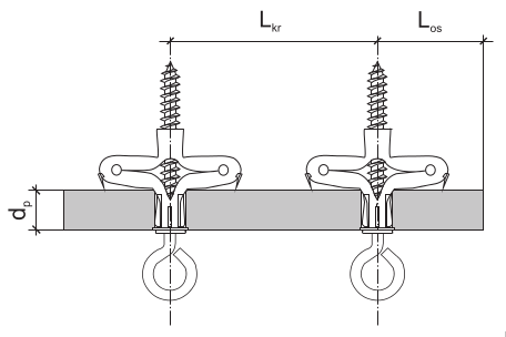 Дюбель универсальный с крюком параметры монтажа рис 1